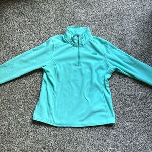 North Face Women’s fleece quarter zip XL